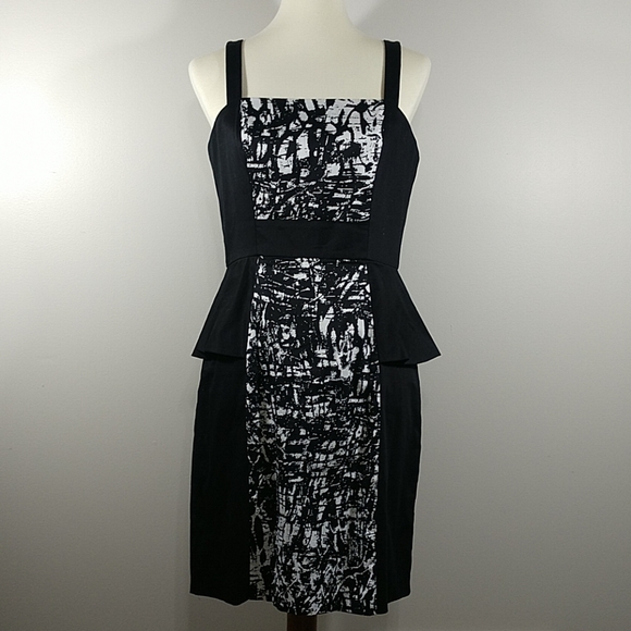 Dress: NEW Saks Fifth Peplum Dress - Picture 4 of 7